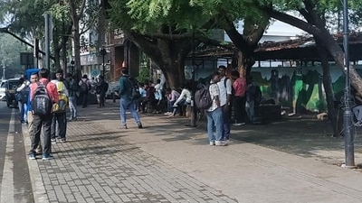 When Hindustan Times visited the Aundh ITI campus on Monday, there was a massive crowd of applicants who had come from various states for the interview process. (HT PHOTO) When Hindustan Times visited the Aundh ITI campus on Monday, there was a massive crowd of applicants who had come from various states for the interview process. (HT PHOTO)