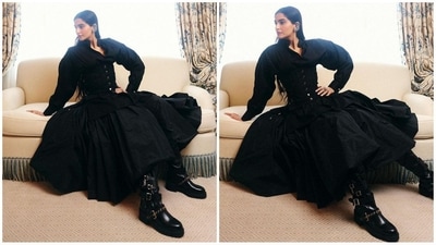 On Tuesday evening, Rhea Kapoor delighted Sonam's fans by taking to Instagram to share a series of stunning pictures of her sister. The post quickly went viral on social media, garnering tons of likes and comments.&nbsp; (Instagram/@rheakapoor)