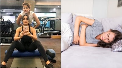 Katrina Kaif's trainer shares 5 simple Pilates exercises to deal with period pain. Katrina Kaif's trainer shares 5 simple Pilates exercises to deal with period pain.