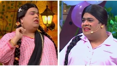 Kiku Sharda often dresses up as a woman in the comedy show. Kiku Sharda often dresses up as a woman in the comedy show.