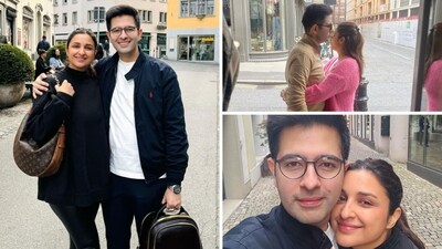 Parineeti Chopra wished Raghav Chadha on his birthday, along with a bunch of pictures from their vacations and some candid clicks from their quality time together. 