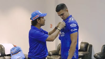 Sachin Tendulkar posted a heartwarming note for his son Arjun. (X Image) Sachin Tendulkar posted a heartwarming note for his son Arjun. (X Image)
