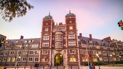 University of Pennsylvania, founded in 1740, has campus size of 299 acres. The university boasts of total undergraduate enrollment of 9,995, as of fall 2023. The tuition and fees are $68,686. (Shutterstock) University of Pennsylvania, founded in 1740, has campus size of 299 acres. The university boasts of total undergraduate enrollment of 9,995, as of fall 2023. The tuition and fees are $68,686. (Shutterstock)