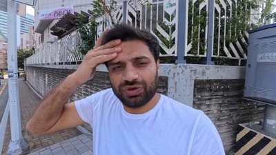 An Indian YouTuber claimed he faced racism in South Korea, sparking debate online. (YouTube/Nomadic Indian) An Indian YouTuber claimed he faced racism in South Korea, sparking debate online. (YouTube/Nomadic Indian)