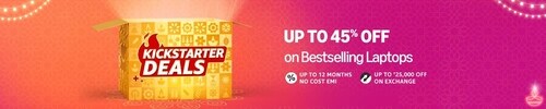Up to 45% off on laptops Up to 45% off on laptops