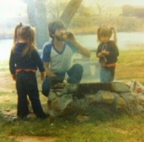 Andrea and Angela with their dad Jimmie (Image provided by Andrea Martin Lynn) Andrea and Angela with their dad Jimmie (Image provided by Andrea Martin Lynn)