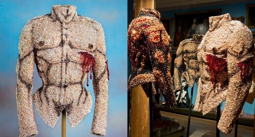 Vivienne Westwood's beaded corsets from 1987 Vivienne Westwood's beaded corsets from 1987