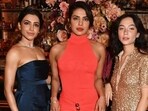 Samantha Ruth Prabhu and Priyanka Chopra at Citadel special screening. 