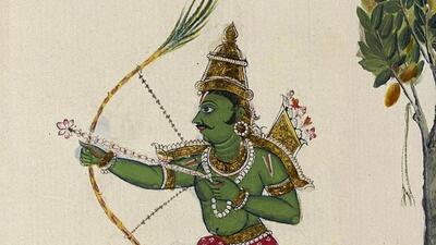 A gouache painting of Kamadeva, God of desire. (WIKIMEDIA) A gouache painting of Kamadeva, God of desire. (WIKIMEDIA)