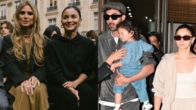Alia Bhatt returned to India on Wednesday after debuting at the Paris Fashion Week. Alia Bhatt returned to India on Wednesday after debuting at the Paris Fashion Week.