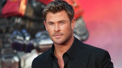 Chris Hemsworth at the premiere for the film Transformers One recently in London. (Scott A Garfitt/Invision/AP)