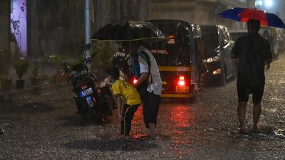The unexpected heavy rainfall led to widespread water-logging (Raju Shinde)