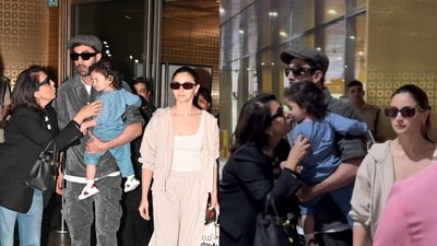 Raha returns from Paris with Alia, Ranbir and dadi Neetu Raha returns from Paris with Alia, Ranbir and dadi Neetu