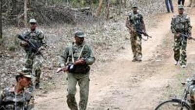 Security forces patrol a Maoist infested area. (AP File Photo) Security forces patrol a Maoist infested area. (AP File Photo)