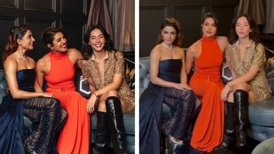 Priyanka Chopra, Samantha Ruth Prabhu and Matilda De Angelis, who are the lead stars of Citadel, Citadel: Honey Bunny and Citadel: Diana respectively posed together at the screening. The trio was seen bonding with each other. (PC: Instagram/Prime Video IN/Samantha/@jerryxmimi) Priyanka Chopra, Samantha Ruth Prabhu and Matilda De Angelis, who are the lead stars of Citadel, Citadel: Honey Bunny and Citadel: Diana respectively posed together at the screening. The trio was seen bonding with each other. (PC: Instagram/Prime Video IN/Samantha/@jerryxmimi)