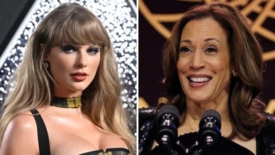 Taylor Swift declared on Instagram that she was supporting Kamala Harris in the 2024 White House race following her first presidential debate against former President Donald Trump. (Getty Images) Taylor Swift declared on Instagram that she was supporting Kamala Harris in the 2024 White House race following her first presidential debate against former President Donald Trump. (Getty Images)