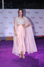 Neha Dhupia attends an event in Mumbai.
