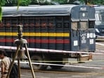 The Badlapur sexual assault case accused, Akshay Shinde's encounter took place in the police van. (Praful Gangurde /HT Photo )