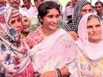 Jind, Sep 25 (ANI): Congress candidate from the Julana assembly constituency Vinesh Phogat during an election campaign ahead of the Haryana Assembly elections, at Anoopgarh Village in Jind on Wednesday. (ANI Photo)
Jind, Sep 25 (ANI): Congress candidate from the Julana assembly constituency Vinesh Phogat during an election campaign ahead of the Haryana Assembly elections, at Anoopgarh Village in Jind on Wednesday. (ANI Photo)