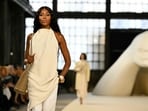 Model Naomi Campbell walks the runway during the Tod's collection show at Milan's Fashion Week Womenswear Spring / Summer 2025, on September 20, 2024 in Milan. (Photo by Gabriel BOUYS / AFP)