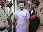 Former Tamil Nadu minister V Senthil Balaji. (PTI file) Former Tamil Nadu minister V Senthil Balaji. (PTI file)