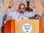 Union Home Minister and BJP leader Amit Shah speaks during a public meeting for J&K Assembly elections, in Udhampur district (PTI Photo) Union Home Minister and BJP leader Amit Shah speaks during a public meeting for J&K Assembly elections, in Udhampur district (PTI Photo)