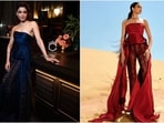 Samantha Ruth Prabhu in a Kresha Bajaj ensemble. 