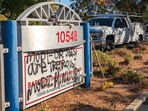 BAPS Mandir in Sacramento vandalised with anti-Hindu messages.
BAPS Mandir in Sacramento vandalised with anti-Hindu messages.