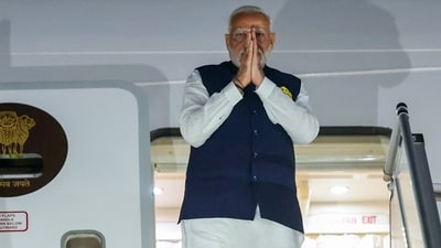 Prime Minister Narendra Modi's scheduled visit to Pune on Thursday has been cancelled due to heavy rainfall. (ANI Photo) (DPR) Prime Minister Narendra Modi's scheduled visit to Pune on Thursday has been cancelled due to heavy rainfall. (ANI Photo) (DPR)