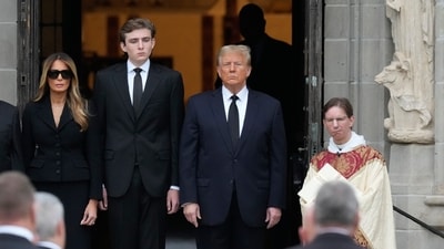 Melania Trump, the 54-year-old former First Lady, talked about her early courting with the former president and disclosed that he took her to Bedford, New Jersey, to explore some real estate he was interested in. (AP) Melania Trump, the 54-year-old former First Lady, talked about her early courting with the former president and disclosed that he took her to Bedford, New Jersey, to explore some real estate he was interested in. (AP)