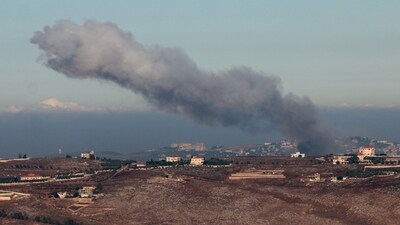 Smoke billows over southern Lebanon, amid ongoing cross-border hostilities between Hezbollah and Israeli force
REUTERS/Karamallah Daher (REUTERS)