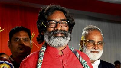Jharkhand chief minister Hemant Soren. (PTI) Jharkhand chief minister Hemant Soren. (PTI)