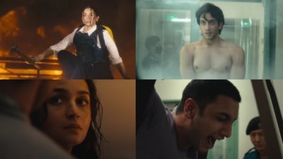 Alia Bhatt and Vedang Raina and Satya and Ankur in Jigra Alia Bhatt and Vedang Raina and Satya and Ankur in Jigra