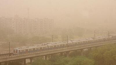 On Wednesday, the AQI touched the “poor” category in September for the first time in six years. (HT PHOTO/File) On Wednesday, the AQI touched the “poor” category in September for the first time in six years. (HT PHOTO/File)