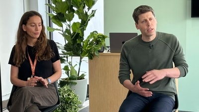 FILE - Sam Altman, right, CEO of ChatGPT maker OpenAI, and Mira Murati, chief technology officer, appear at OpenAI DevDay, OpenAI's first developer conference, on Nov. 6, 2023 in San Francisco. (AP Photo/Barbara Ortutay, File) (AP) FILE - Sam Altman, right, CEO of ChatGPT maker OpenAI, and Mira Murati, chief technology officer, appear at OpenAI DevDay, OpenAI's first developer conference, on Nov. 6, 2023 in San Francisco. (AP Photo/Barbara Ortutay, File) (AP)