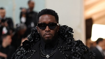 Sean Diddy Combs poses at the Met Gala, an annual fundraising gala held for the benefit of the Metropolitan Museum of Art's Costume Institute with this year's theme "Karl Lagerfeld: A Line of Beauty", in New York City, New York, U.S., May 1, 2023. (REUTERS)