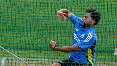 Kuldeep Yadav could be an attacking third spinner option for India in Kanpur. (PTI) Kuldeep Yadav could be an attacking third spinner option for India in Kanpur. (PTI)