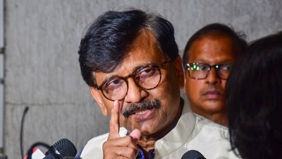 A Mumbai court on Thursday sentenced Sanjay Raut to 15 days imprisonment in a defamation case. (PTI) A Mumbai court on Thursday sentenced Sanjay Raut to 15 days imprisonment in a defamation case. (PTI)