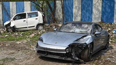 Pune police on Thursday charged the 17-year-old boy involved in the May 19 Porsche hit-and-run with destroying evidence, forgery, as well as offences under the Prevention of Corruption Act. (HT FILE) Pune police on Thursday charged the 17-year-old boy involved in the May 19 Porsche hit-and-run with destroying evidence, forgery, as well as offences under the Prevention of Corruption Act. (HT FILE)