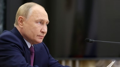 Russian President Vladimir Putin warned the west that any strikes by Ukraine could lead to nuclear action (Alexander Kazakov, Sputnik, Kremlin Pool Photo via AP) (AP) Russian President Vladimir Putin warned the west that any strikes by Ukraine could lead to nuclear action (Alexander Kazakov, Sputnik, Kremlin Pool Photo via AP) (AP)