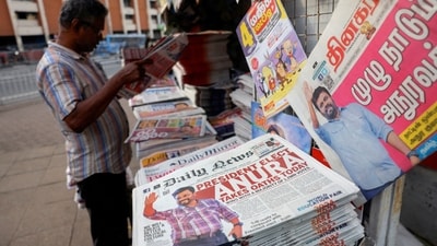 While a lot of left-leaning voices and politicians have hailed the Sri Lanka election results as almost revolutionary, there is also a dark side to this victory. REUTERS/Dinuka Liyanawatte (REUTERS)