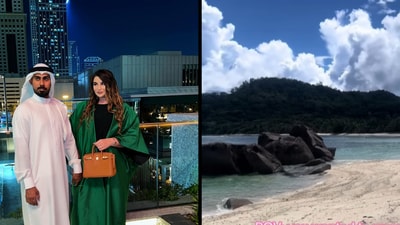 Soudi and Jamal Al Nadak say they have purchased a private island in Asia (Instagram/@soudiofarabia) Soudi and Jamal Al Nadak say they have purchased a private island in Asia (Instagram/@soudiofarabia)