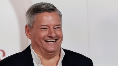 Netflix Co-CEO Ted Sarandos initially worried that approving House of Cards could jeopardize his career. The series succeeded, boosting Netflix's market value to over $300 billion. Sarandos highlights growth potential beyond 277.7 million subscribers and discusses AI's role as a creator's tool. (Reuters)