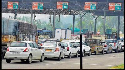 The union has announced that the Ladhowal Toll Plaza will be closed indefinitely from September 27. (HT File)