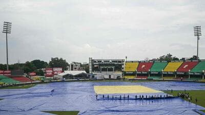 There was rain in Kanpur on the eve of the second Test between India and Bangladesh. (AFP) There was rain in Kanpur on the eve of the second Test between India and Bangladesh. (AFP)