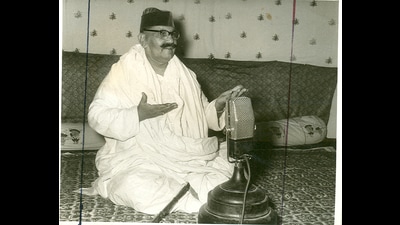 Ustad Bade Ghulam Ali Khan who was awarded the Padma Bhushan in 1962. (HT Photo) Ustad Bade Ghulam Ali Khan who was awarded the Padma Bhushan in 1962. (HT Photo)