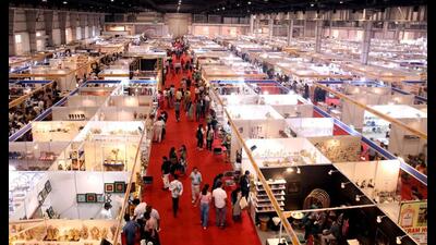 Visitors during the 2nd edition of Uttar Pradesh International Trade Show 2024, in Greater Noida, on Sept 26. (Agency) Visitors during the 2nd edition of Uttar Pradesh International Trade Show 2024, in Greater Noida, on Sept 26. (Agency)