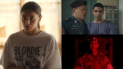 Jigra trailer: Alia Bhatt and Vedang Raina in stills from the video. Jigra trailer: Alia Bhatt and Vedang Raina in stills from the video.