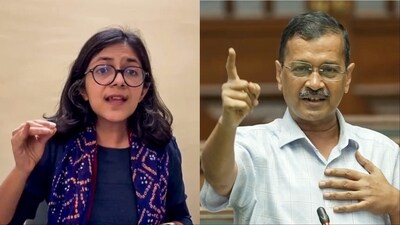 Rajya Sabha member Swati Maliwal attacked AAP supremo Arvind Kejriwal over his remarks on the assault case. (PTI) Rajya Sabha member Swati Maliwal attacked AAP supremo Arvind Kejriwal over his remarks on the assault case. (PTI)