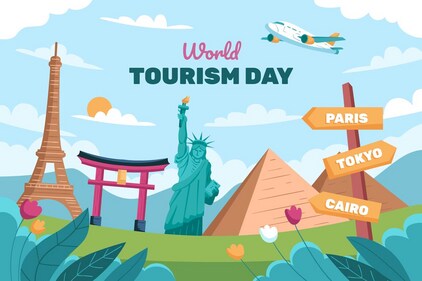 World Tourism Day 2024: Celebrate World Tourism Day by sending best wishes to your loved ones. (Freepik)